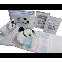 Edredom de bebê para cama de grades com o tema Mickey Baby