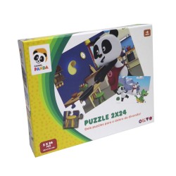 Puzzle Canal Panda - 2X24 Peças