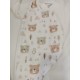 Conjunto Manta e Babygrow Em Veludo Ursinhos