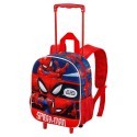 Trolley Mochila Pré-Escolar 3D Spiderman Stronger 34cm