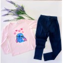 Conjunto Menina Stitch