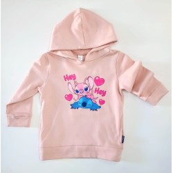 Camisola Hoodie Menina - STITCH & ANGEL