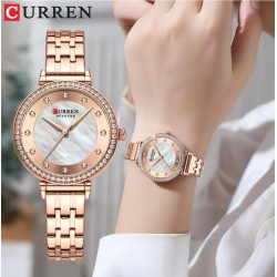 Relógio Feminino Curren Rosa Gold