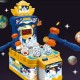 JOGO MARTELOS CRAZY ASTRONAUTA