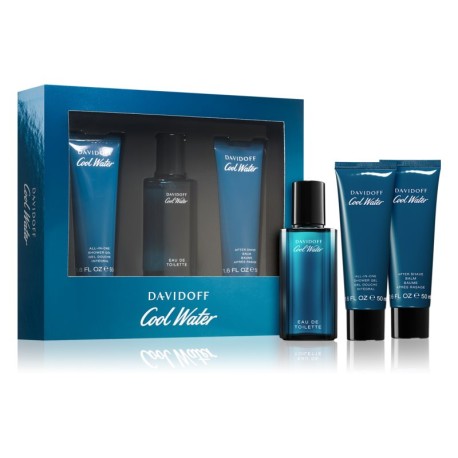 Coffret Davidoff Cool Water EDT 40ML Gel Banho 50ML Afther Shave 50ML