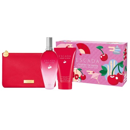 Coffret Escada Cherry In Japan EDT 100ML Creme Corpo 150ML 1 Bolsa