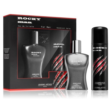 Coffret Jeanne Arthes Rocky Man EDT 100ML Deo 200ML