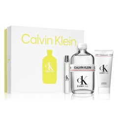 Coffret Calvin Klein Everyone EDT 200ML Gel de Banho 100ML EDT Mini de viagem 10ML