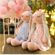 Peluche Boneca coelha com orelhas longas, brinquedo infantil para crianças