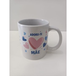 Caneca Cerâmica Feliz Dia Mãe