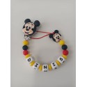 Corrente Para Chupeta Mickey - Silicone